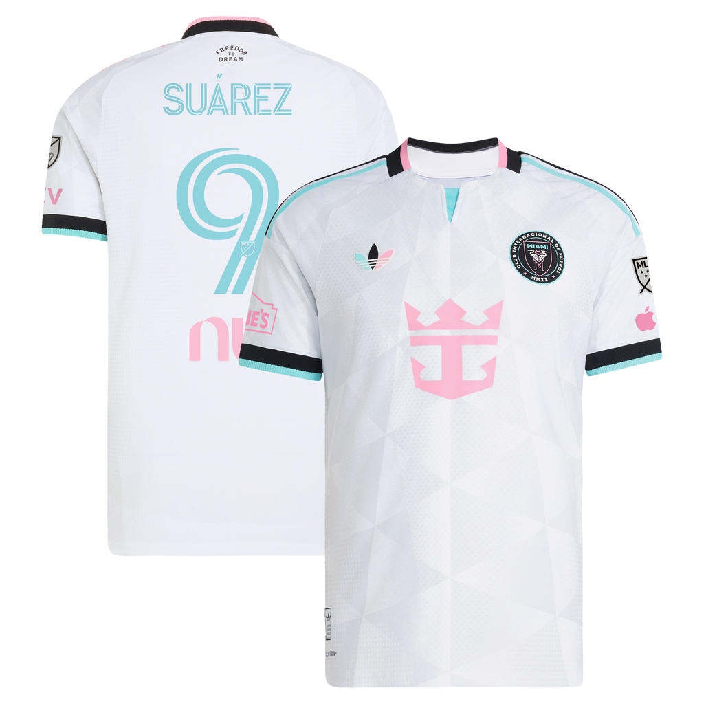 Men's Inter Miami CF Luis Suárez White 2026 Third On-Field Authentic Jersey