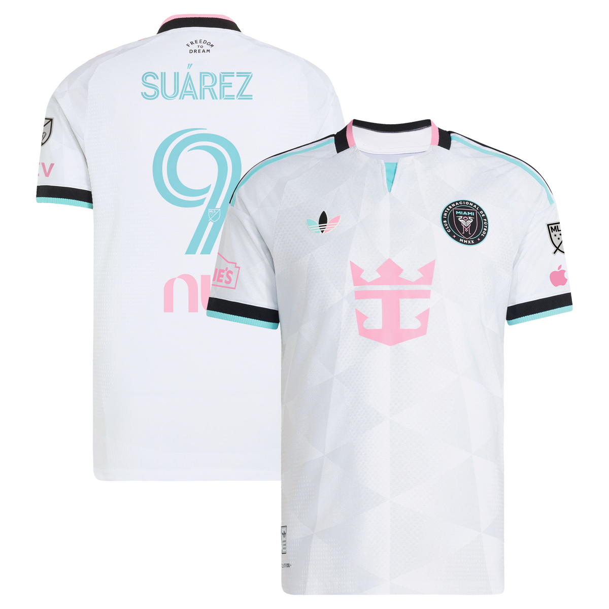 Men's Inter Miami CF Luis Suárez White 2026 Third On-Field Authentic Jersey