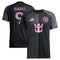 Men's Inter Miami CF Luis Suarez Black 2025 The Fortitude Kit Replica Player Jersey