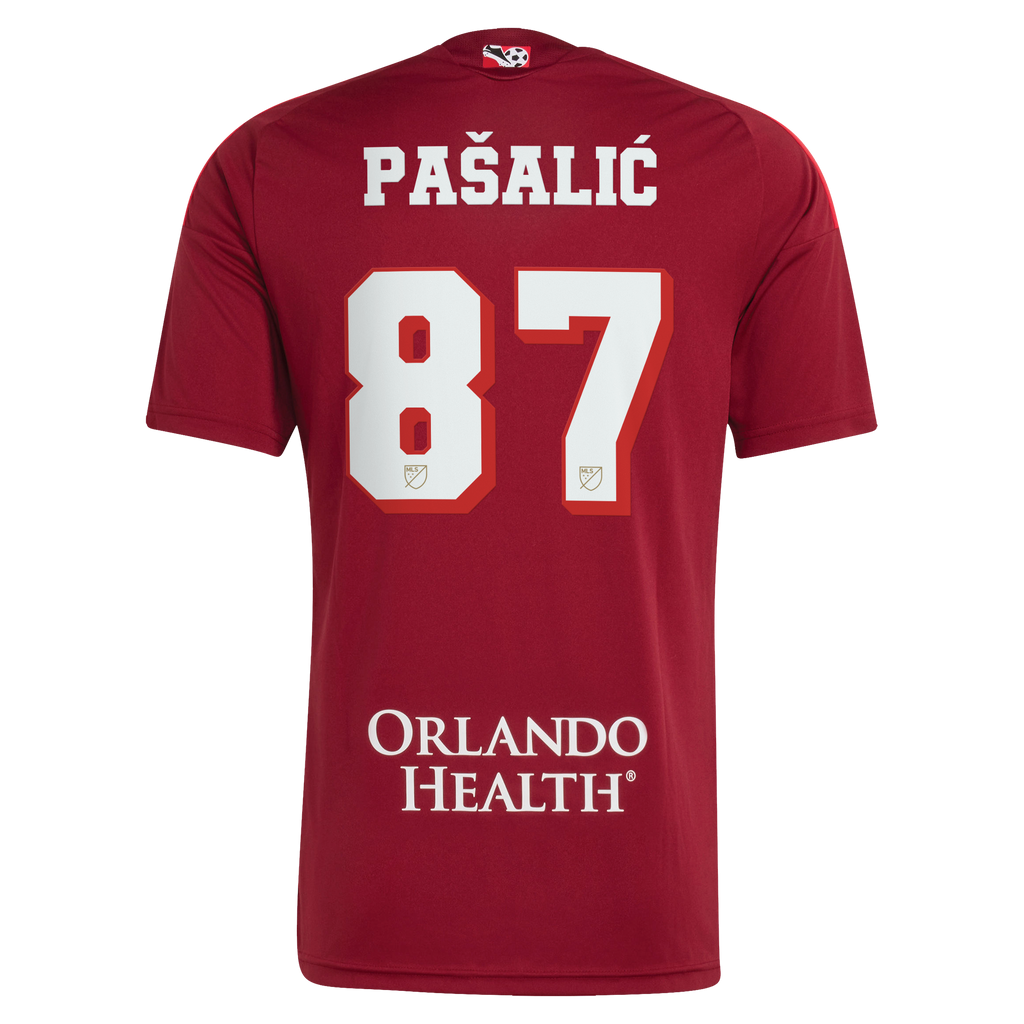 Men's Orlando City SC Marco Pašalić Red 2026 Archive Replica Jersey
