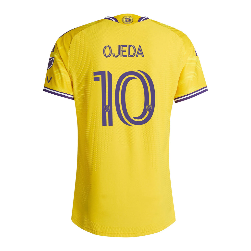 Men's Orlando City SC Martín Ojeda Yellow 2026 Sunken Treasure Kit On-Field Authentic Patch Jersey