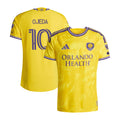 Men's Orlando City SC Martín Ojeda Yellow 2026 Sunken Treasure Kit On-Field Authentic Patch Jersey