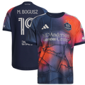 Men's Houston Dynamo FC Mateusz Bogusz Blue 2026 Mission Control On-Field Authentic Patch Jersey