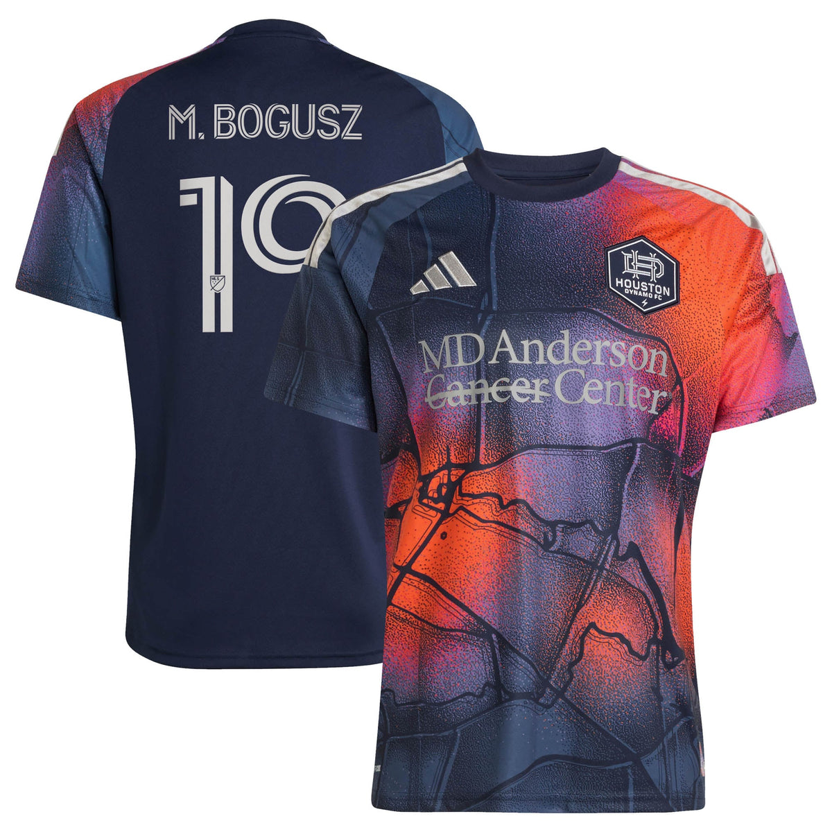 Men's Houston Dynamo FC Mateusz Bogusz Blue 2026 Mission Control Replica Jersey