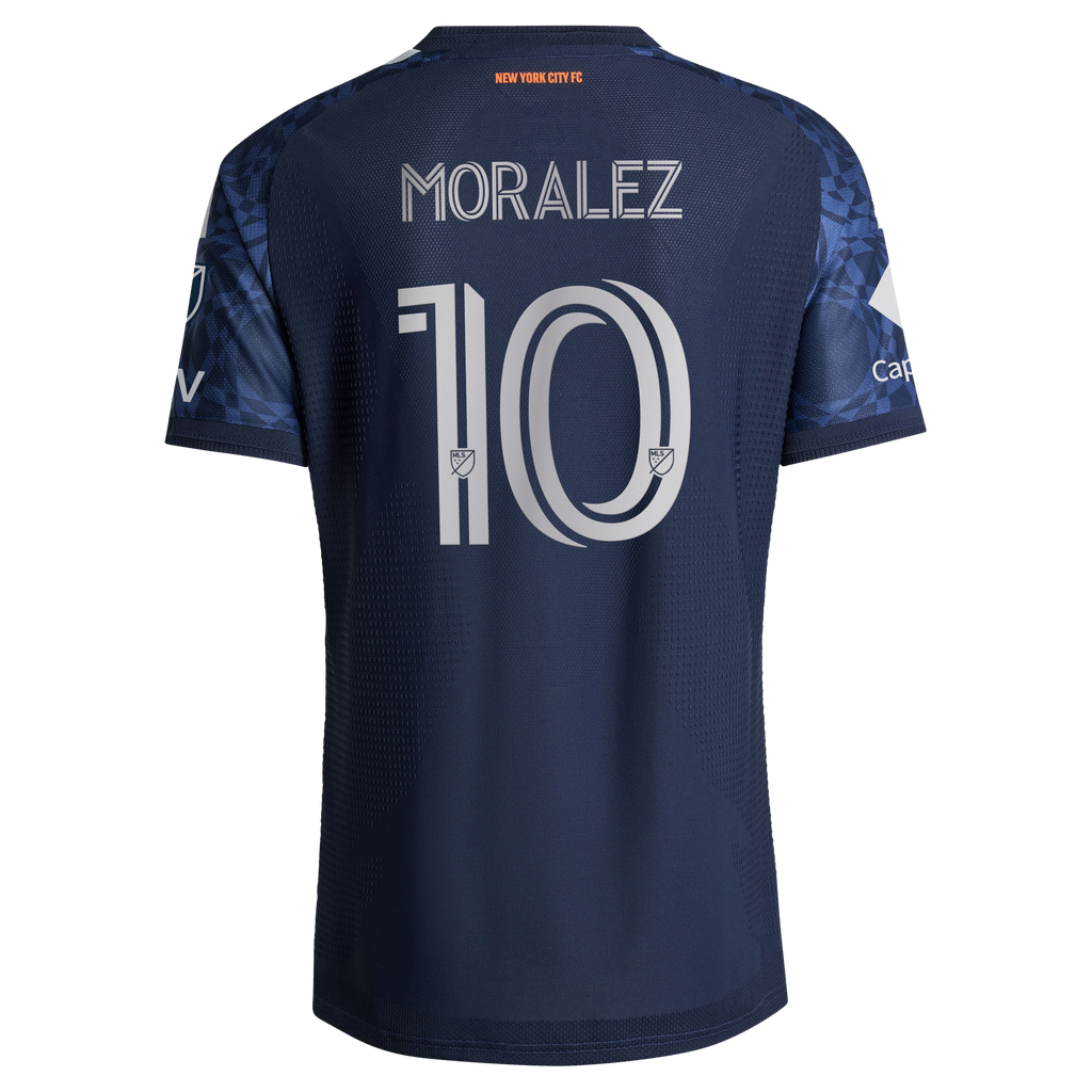 Men's New York City FC Maximiliano Moralez Blue 2026 The All Nations Kit On-Field Authentic Patch Jersey