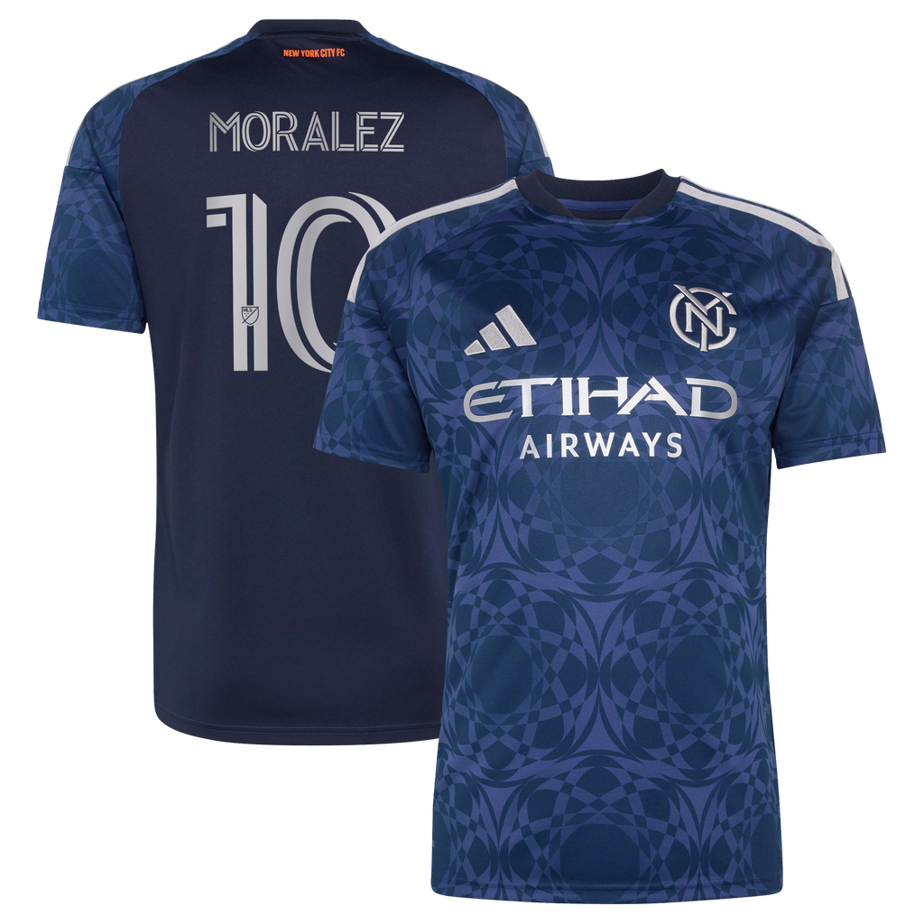 Men's New York City FC Maximiliano Moralez Blue 2026 The All Nations Kit Replica Jersey