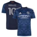 Men's New York City FC Maximiliano Moralez Blue 2026 The All Nations Kit Replica Jersey