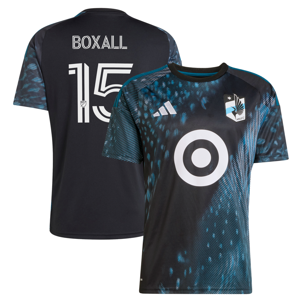 Men's Minnesota United FC Michael Boxall Black 2026 The Decade Kit Replica Jersey