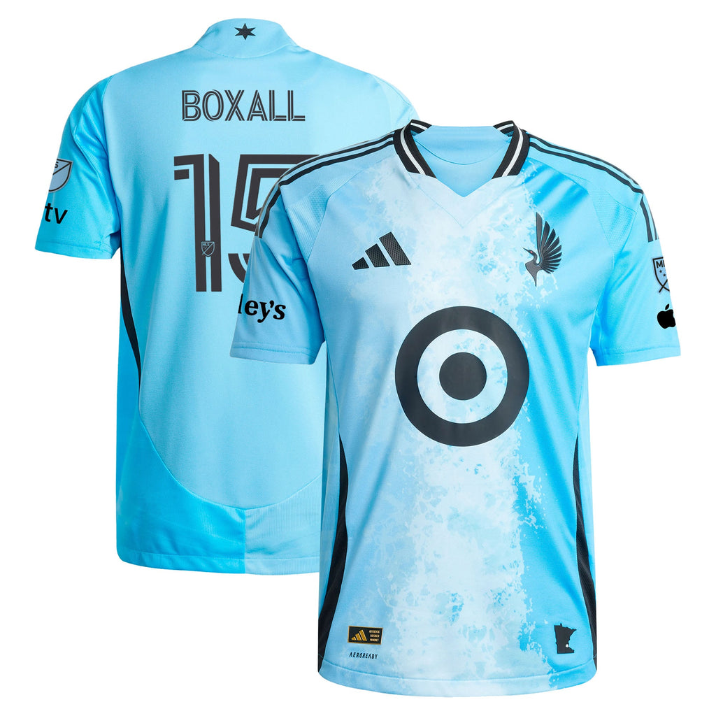 Men's Minnesota United FC Michael Boxall Blue 2025 CONVERGENCE On-Field Authentic Jersey