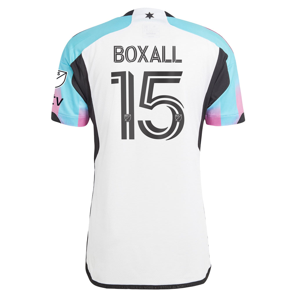 Men's Minnesota United FC Michael Boxall White 2023 The Northern Lights Kit Authentic Jersey
