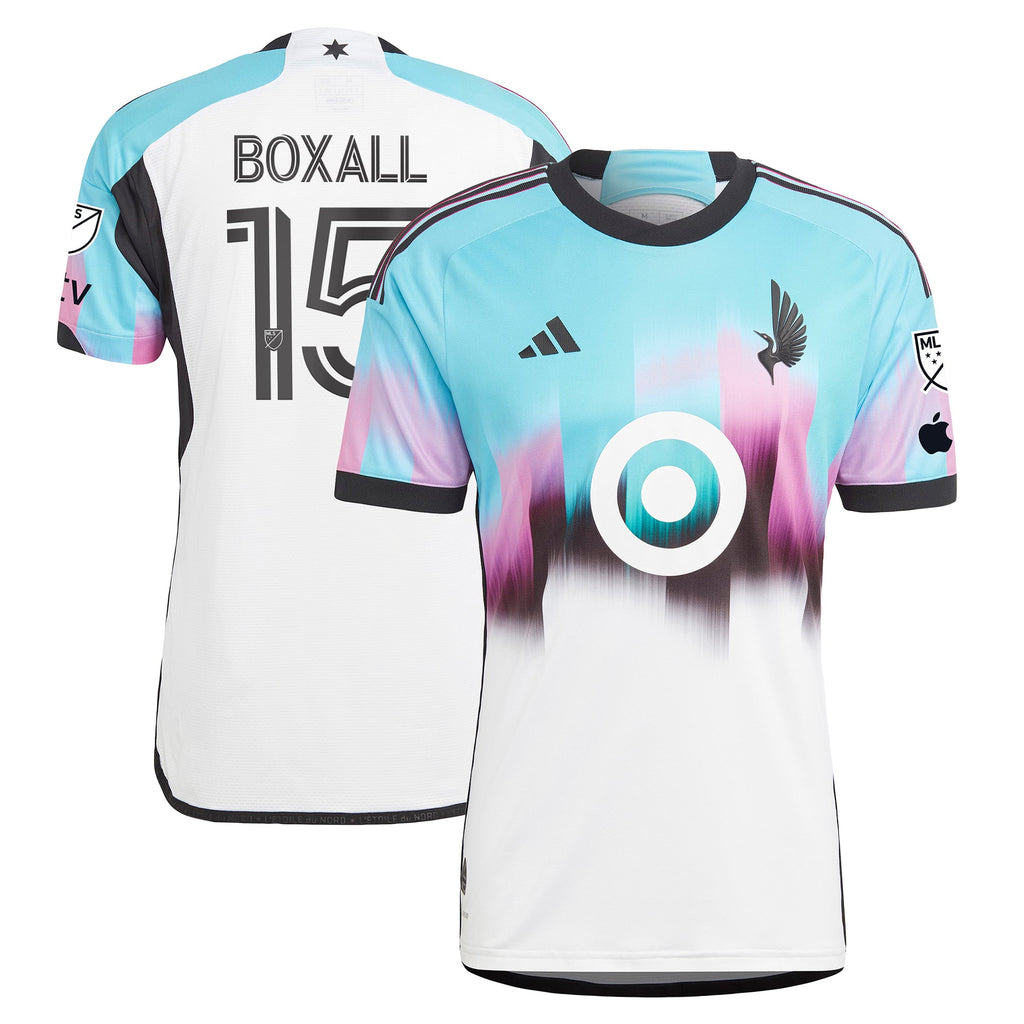 Men's Minnesota United FC Michael Boxall White 2023 The Northern Lights Kit Authentic Jersey