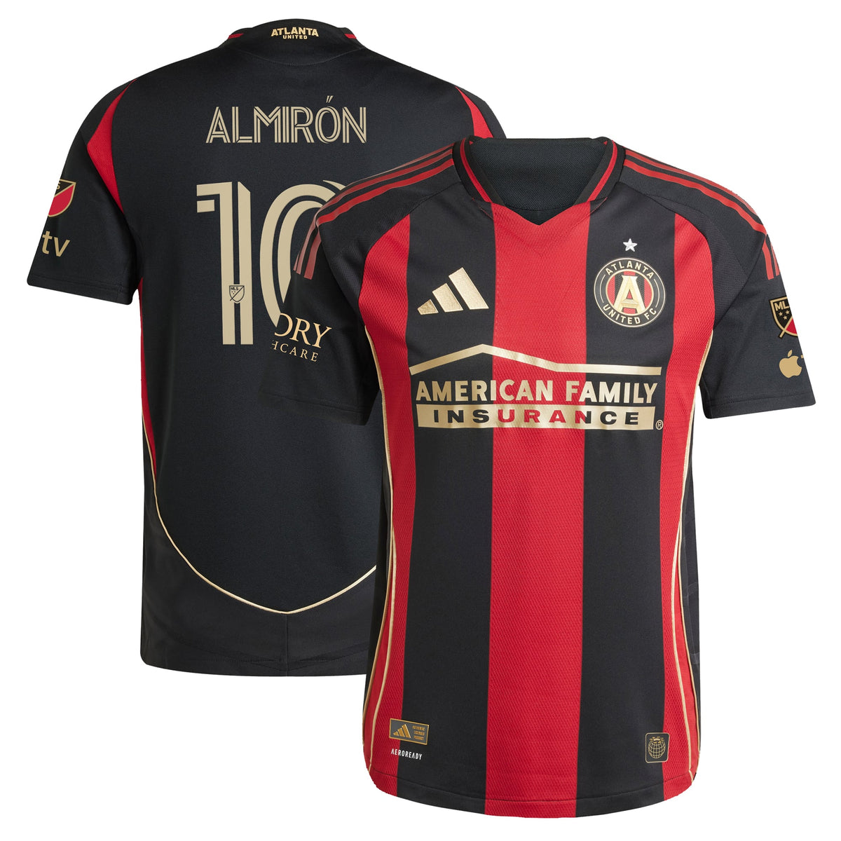 Men's Atlanta United FC Miguel Almiron Black 2025 The Connector Authentic Player Jersey