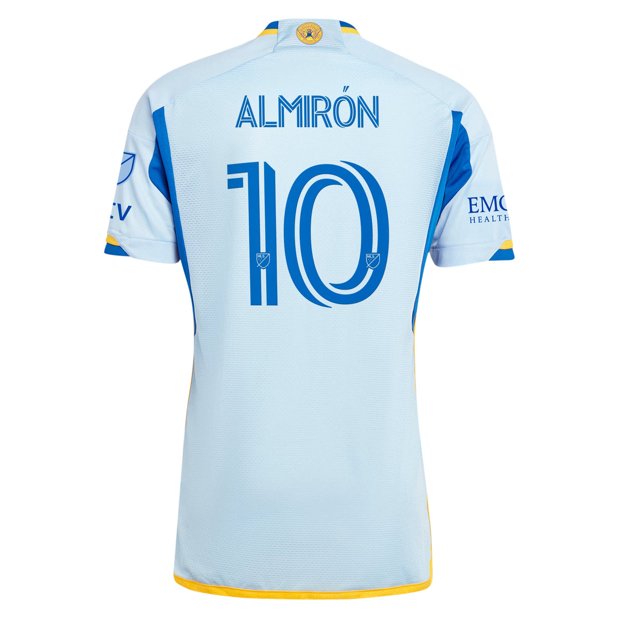 Men's Atlanta United FC Miguel Almiron Light Blue 2024 The Resurgens Kit Authentic Player Jersey
