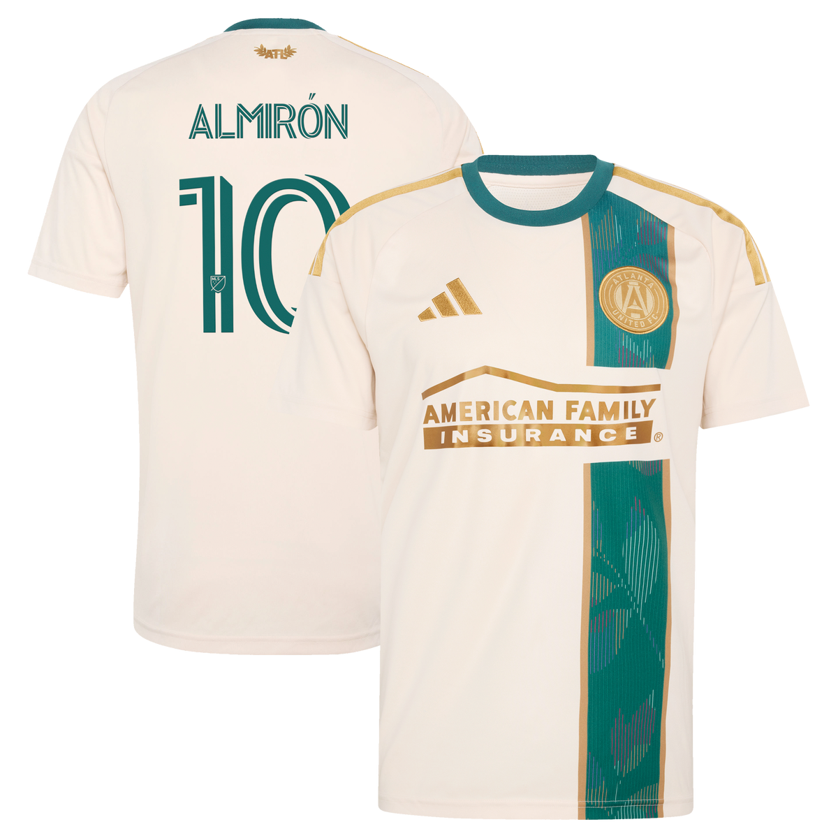 Men's Atlanta United FC Miguel Almiron Tan 2026 Spirit of '96 Replica Jersey