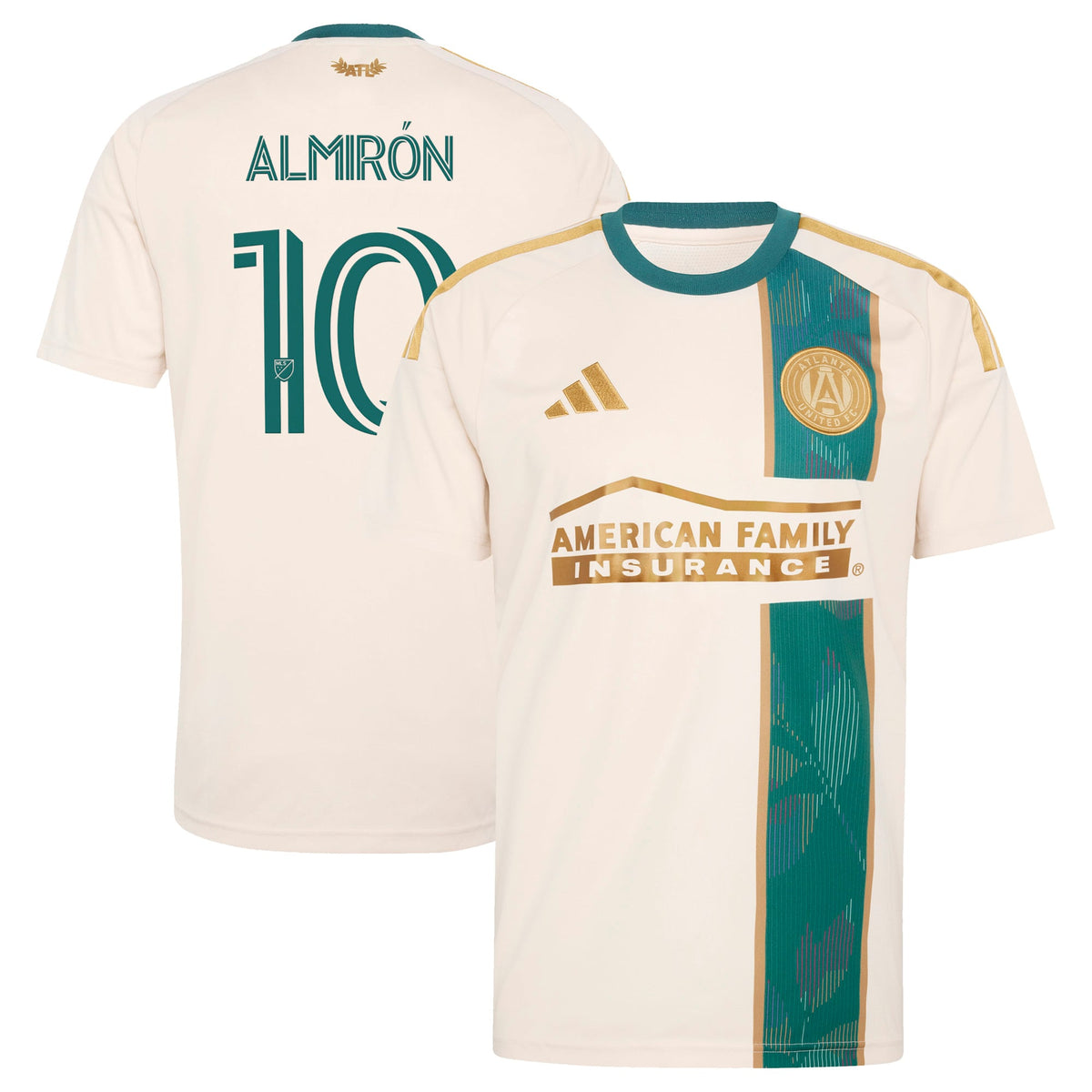 Men's Atlanta United FC Miguel Almiron Tan 2026 Spirit of '96 Replica Jersey