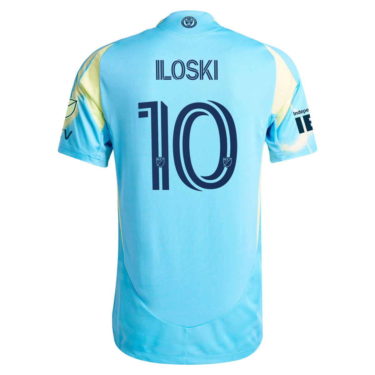 Men's Philadelphia Union Milan Iloski Blue 2025 The Voltage Kit On-Field Authentic Jersey