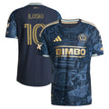 Men's Philadelphia Union Milan Iloski Navy 2026 1776 Kit On-Field Authentic Patch Jersey