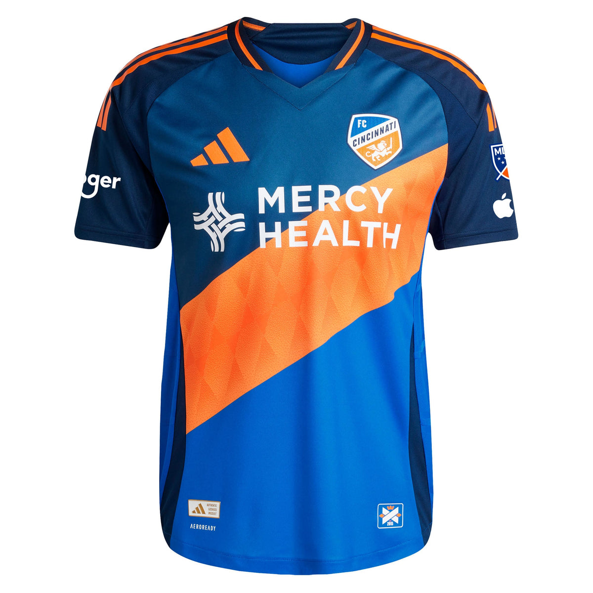 Men's FC Cincinnati Miles Robinson Blue 2025 Orange and Blue Legacy Kit Authentic Player Jersey