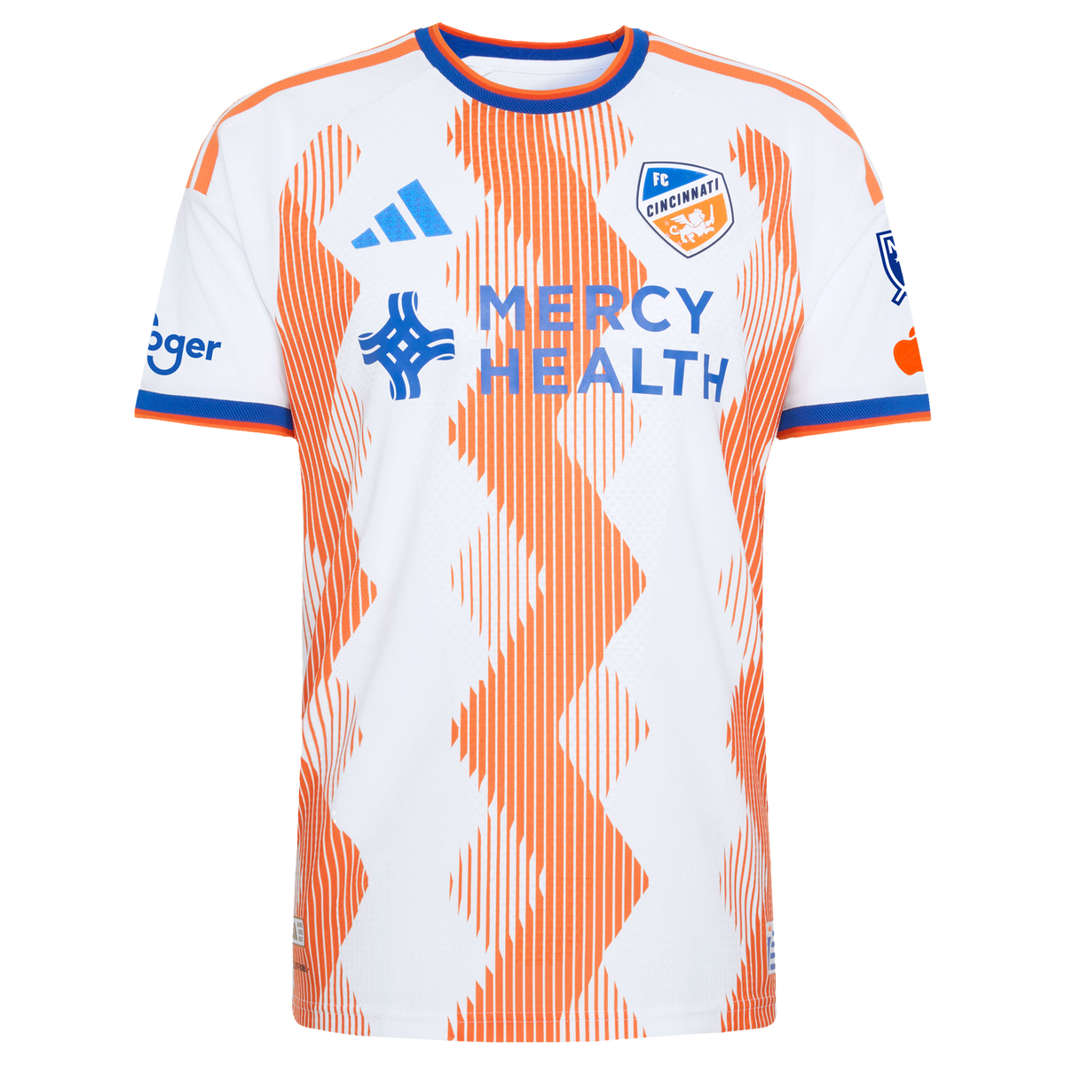 Men's FC Cincinnati Miles Robinson White 2026 The Seven Hills Kit On-Field Authentic Patch Jersey
