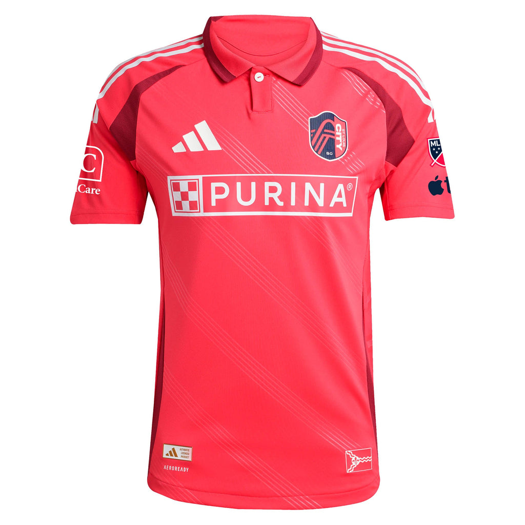 Men's St. Louis CITY SC MyKhi Joyner Red 2025 Forever CITY Red On-Field Authentic Jersey