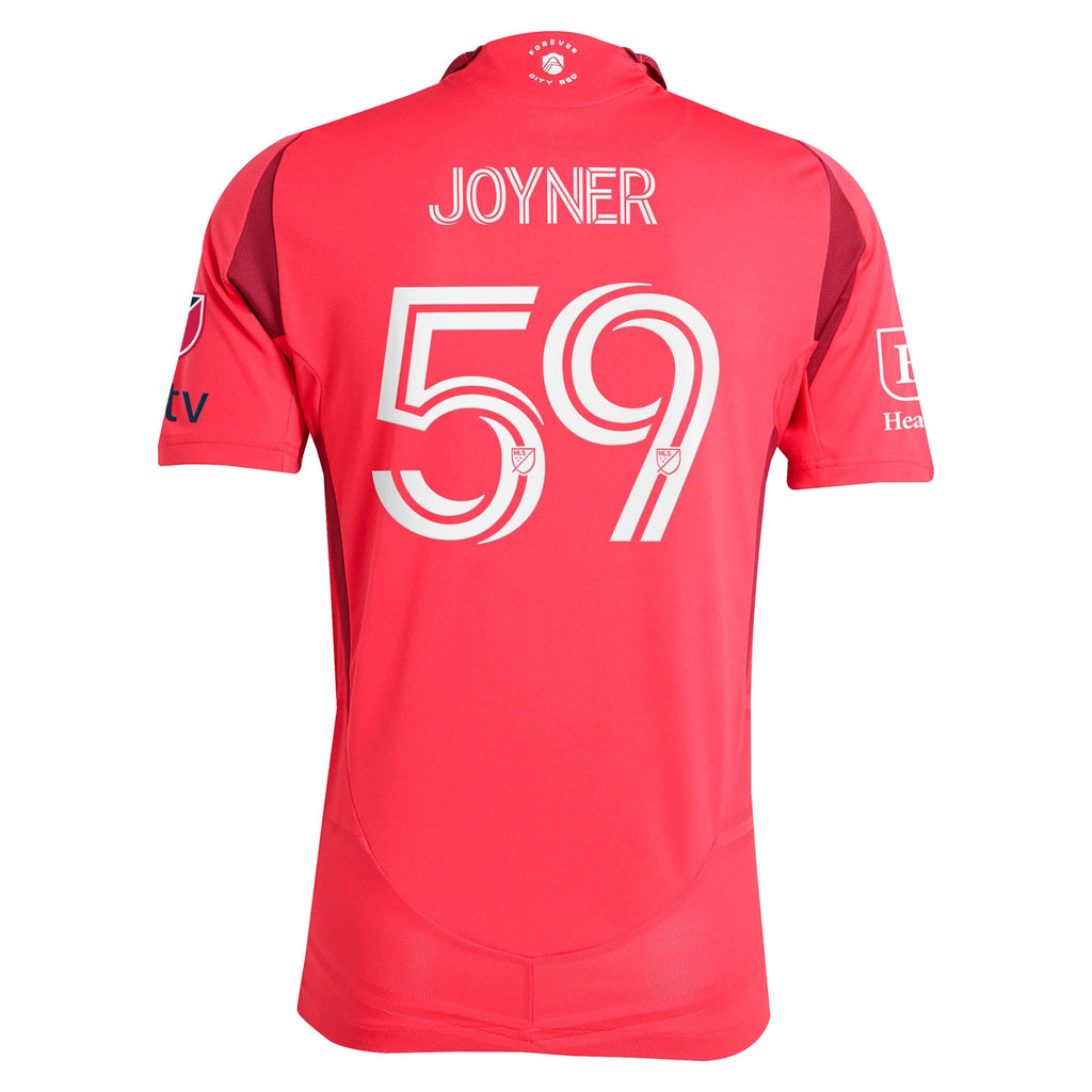 Men's St. Louis CITY SC MyKhi Joyner Red 2025 Forever CITY Red On-Field Authentic Jersey