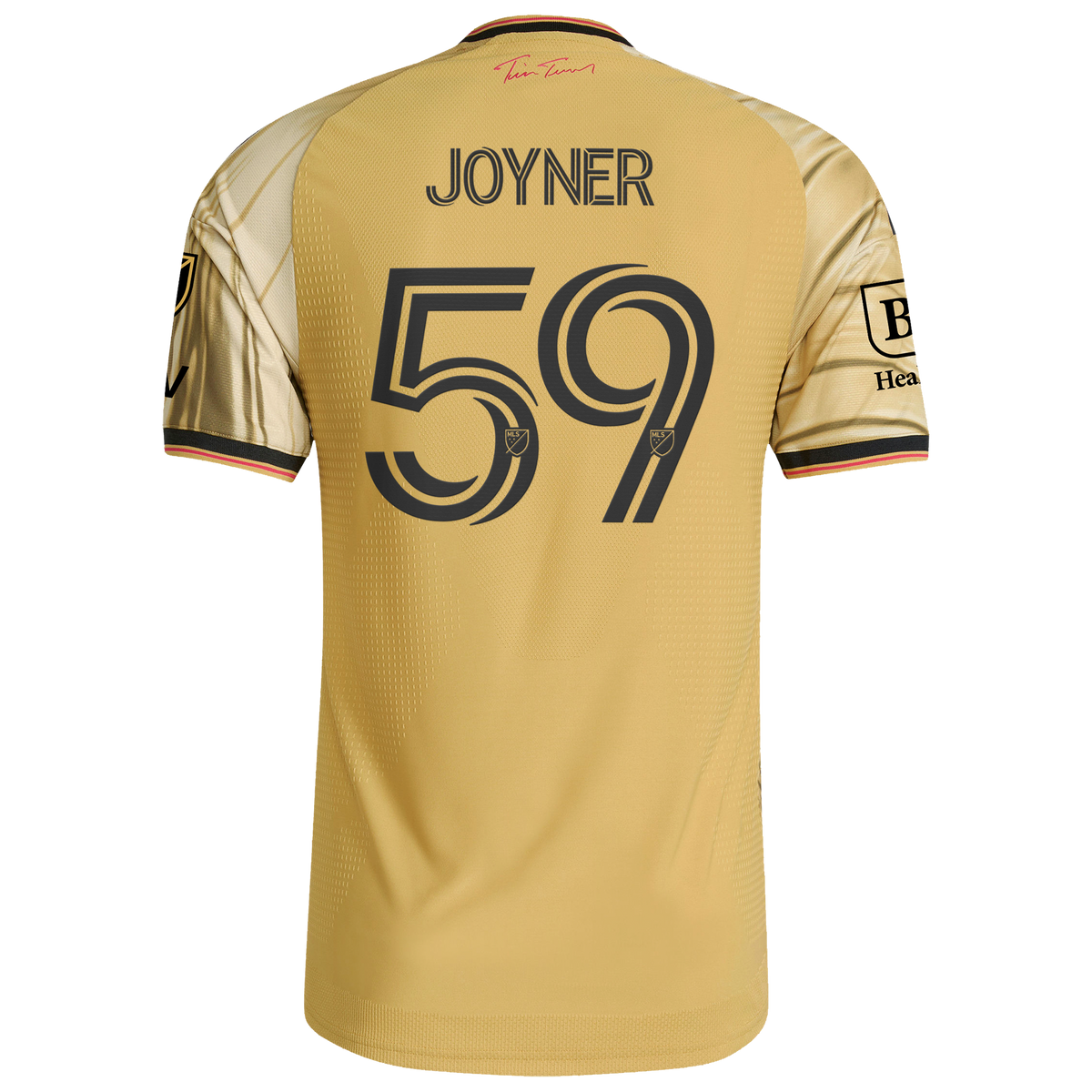 Men's St. Louis CITY SC MyKhi Joyner Yellow 2026 The Tina Turner Kit On-Field Authentic Patch Jersey