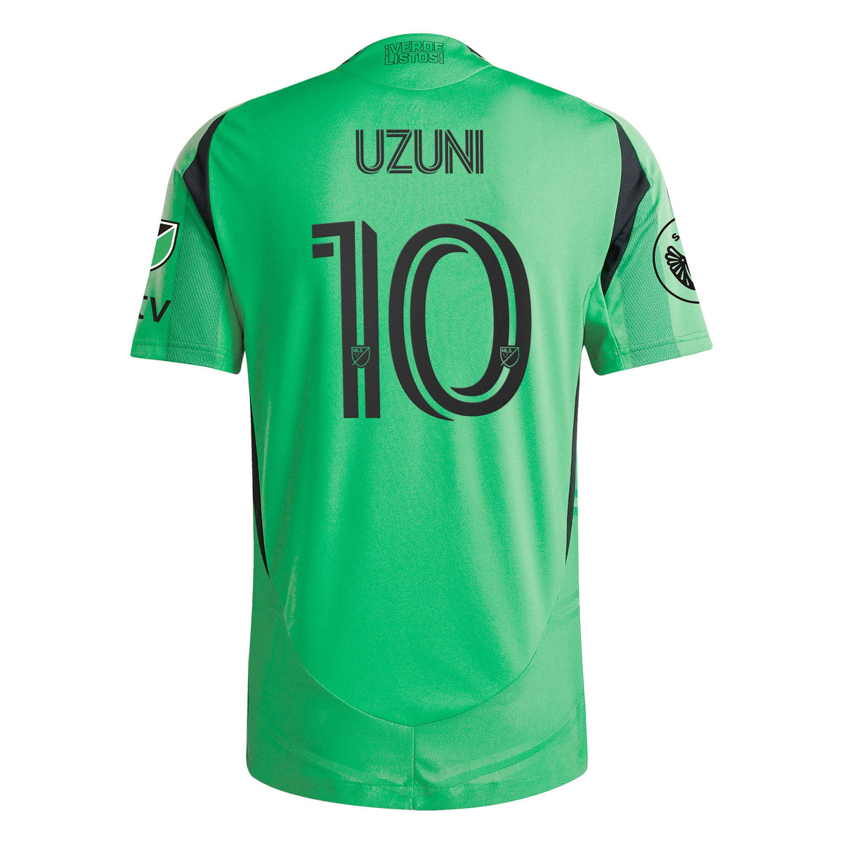 Men's Austin FC Myrto Uzuni Green 2025 The Heartbeat On-Field Authentic Jersey