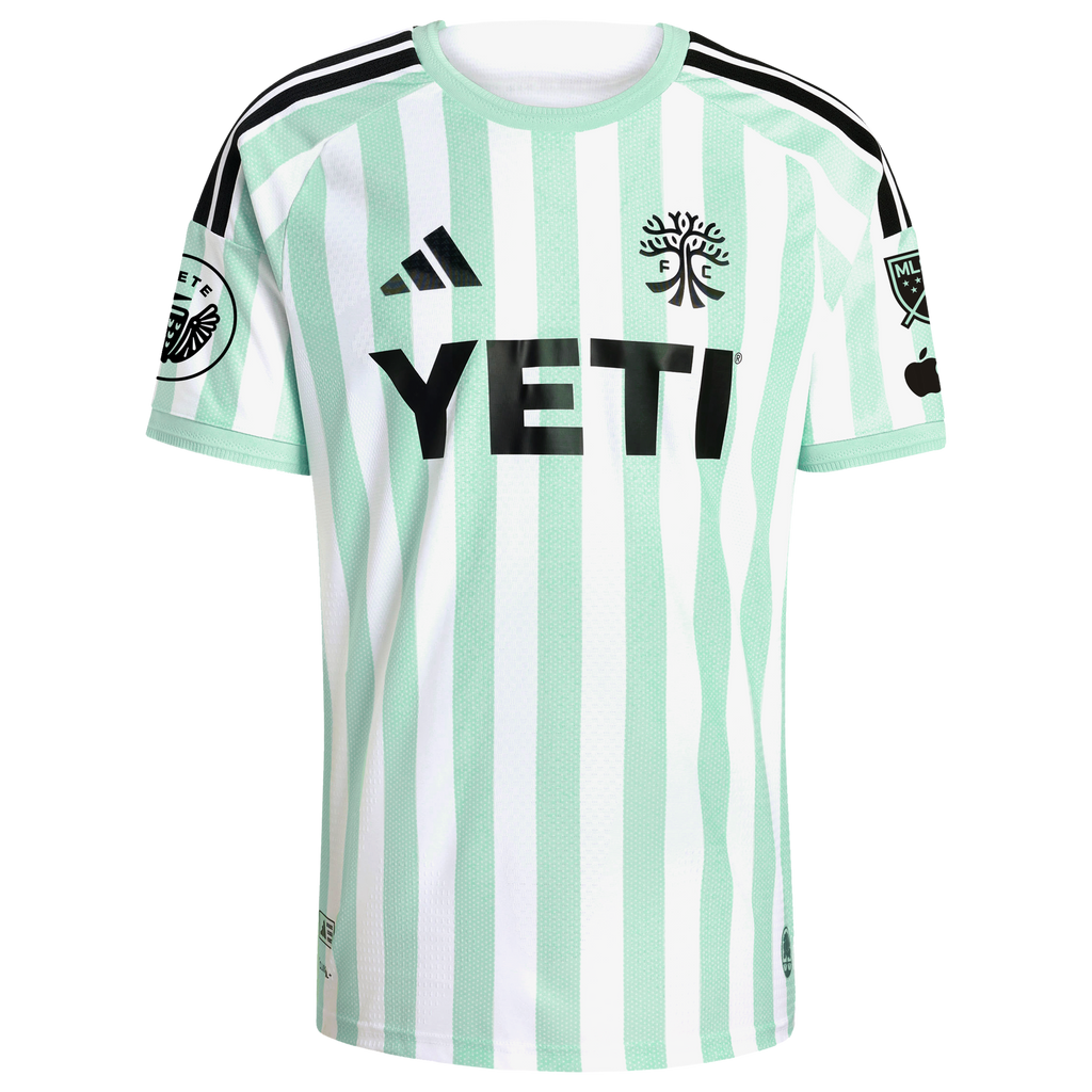 Men's Austin FC Myrto Uzuni White 2026 The Rooted Kit On-Field Authentic Patch Jersey