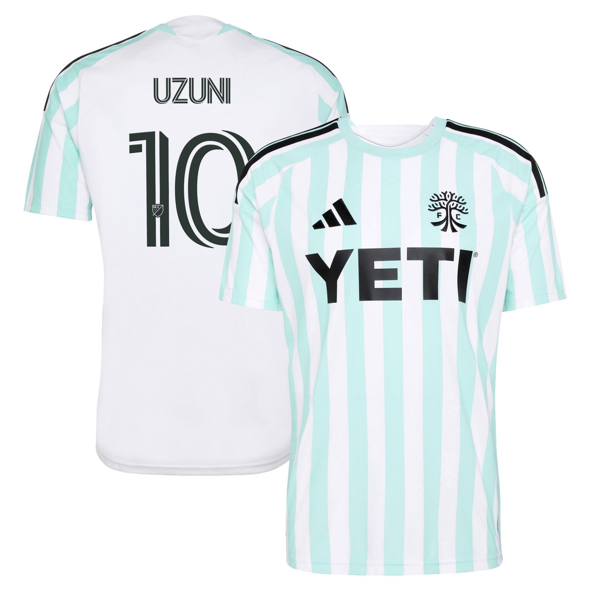 Men's Austin FC Myrto Uzuni White 2026 The Rooted Kit Replica Jersey