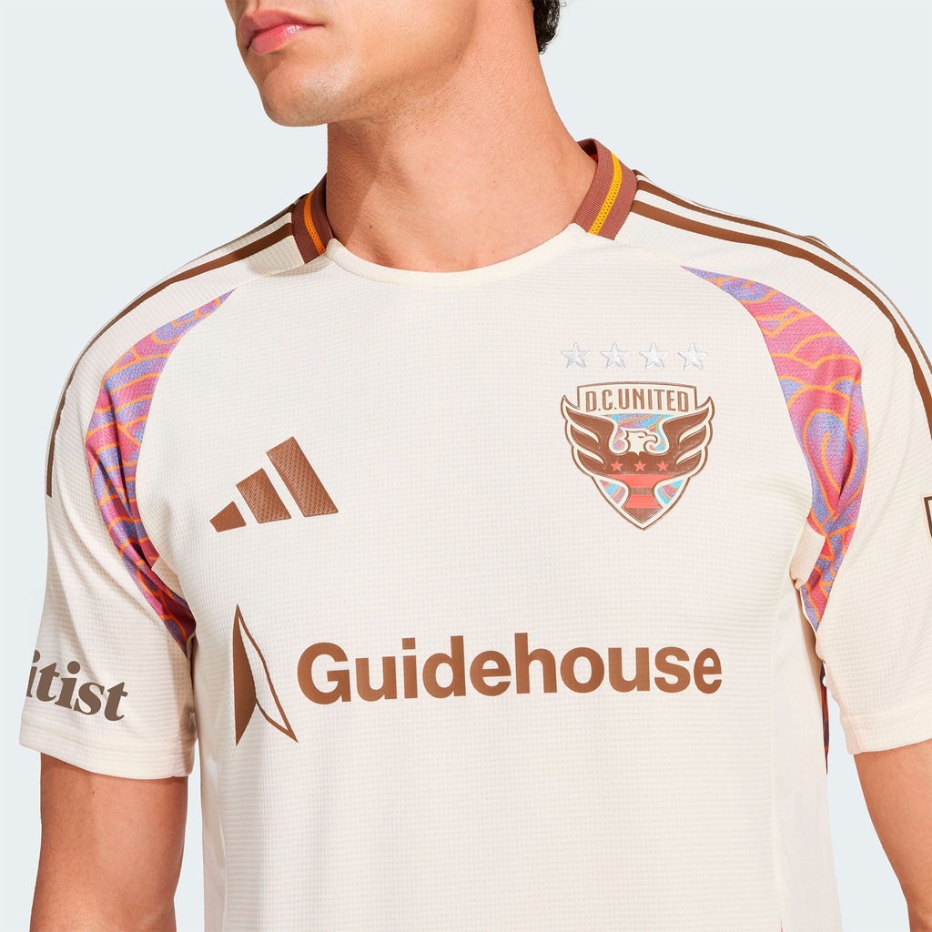 Men's D.C. United Natural 2025 The Soul Kit On-Field Authentic Jersey