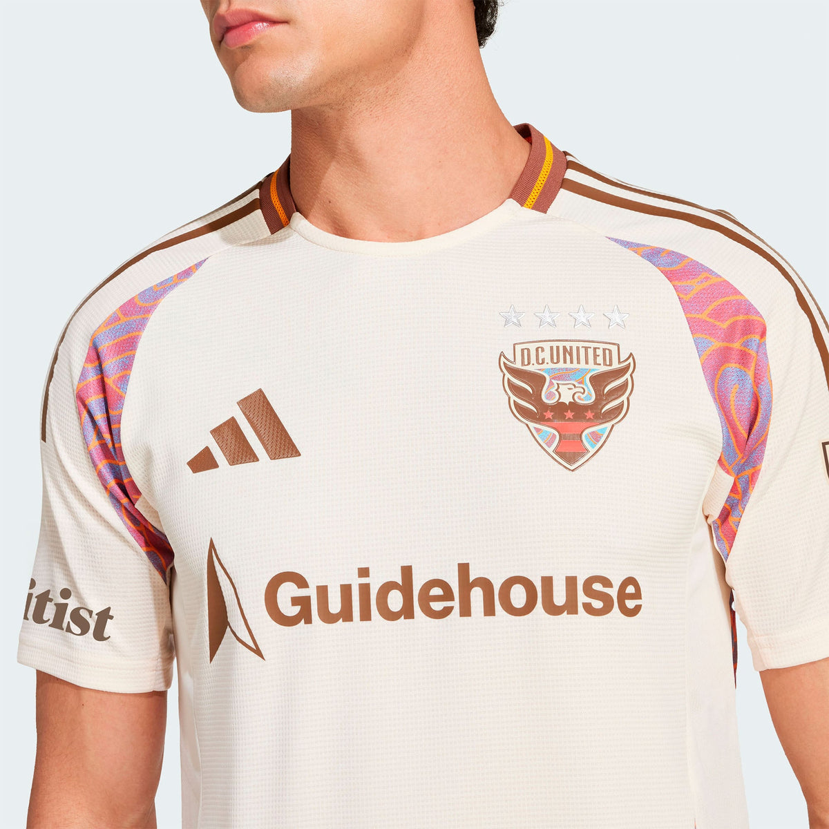 Men's D.C. United Natural 2025 The Soul Kit On-Field Authentic Jersey