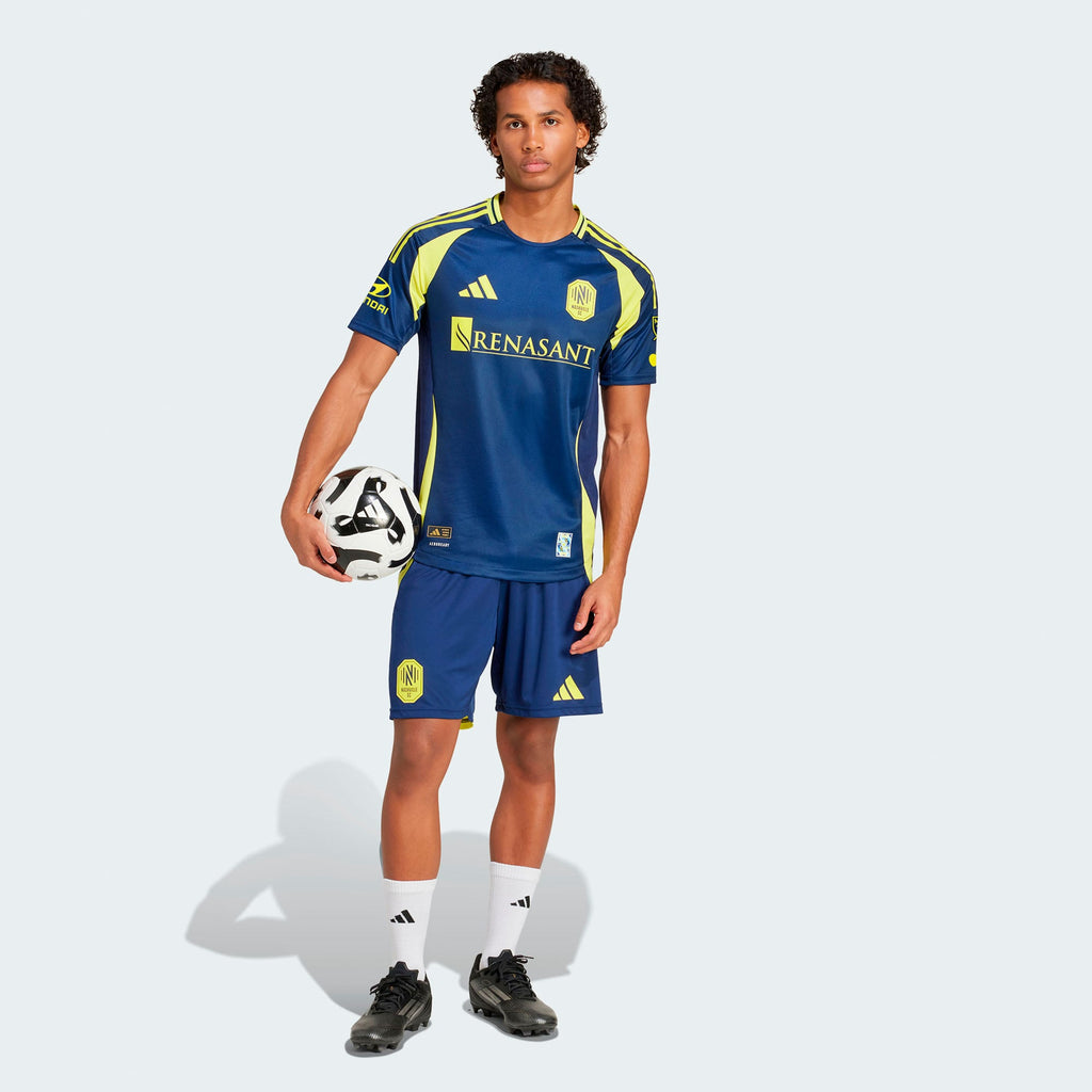 Men's Nashville SC Navy 2025 The Heart Of Nashville Kit Authentic Jersey