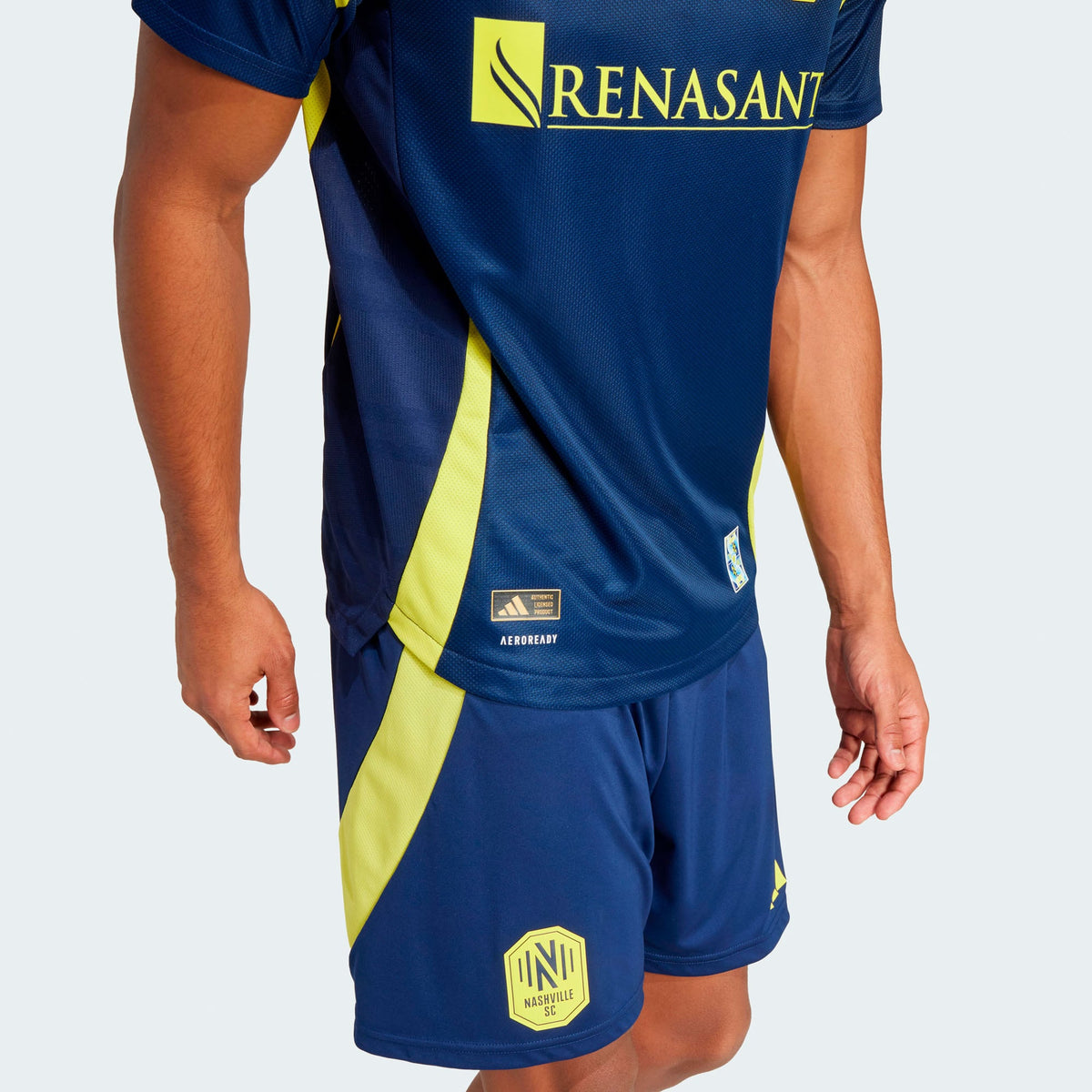 Men's Nashville SC Navy 2025 The Heart Of Nashville Kit Authentic Jersey