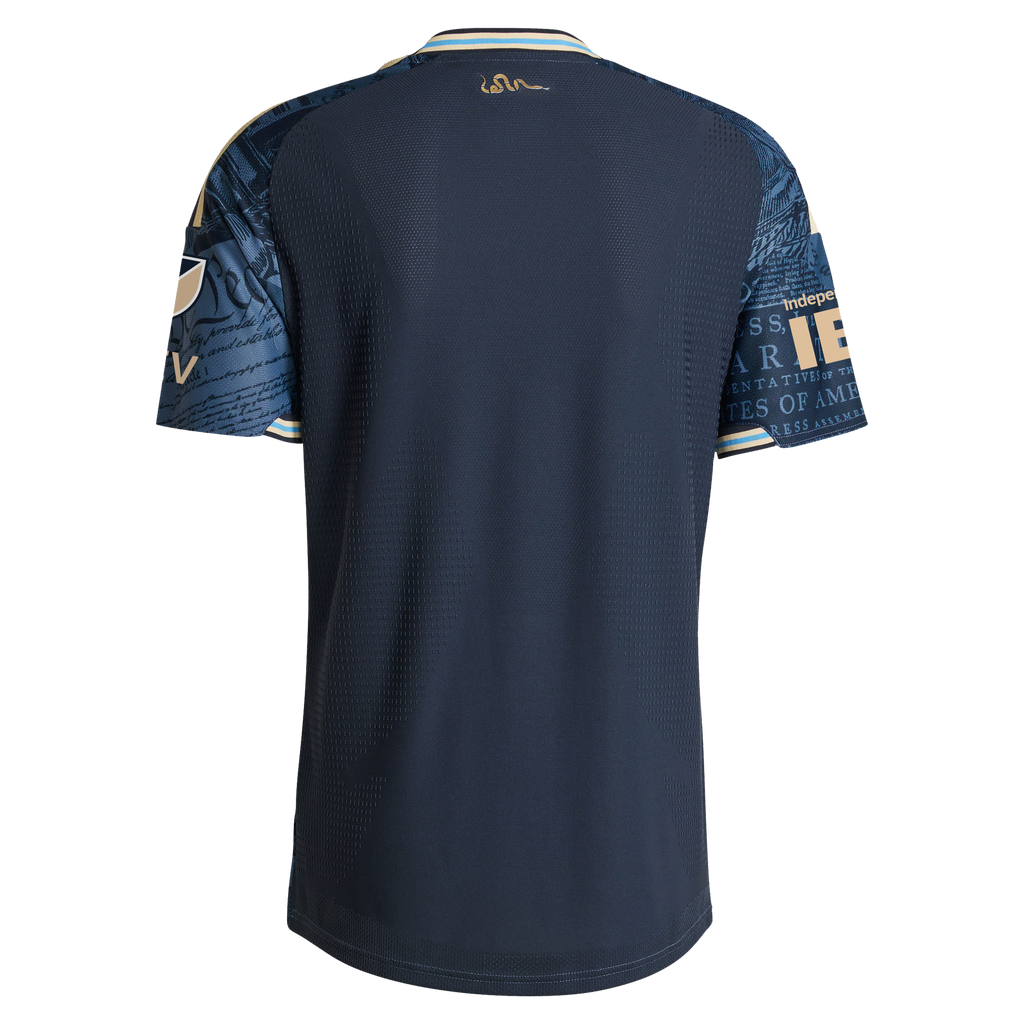 Men's Philadelphia Union Navy 2026 1776 Kit On-Field Authentic Patch Jersey