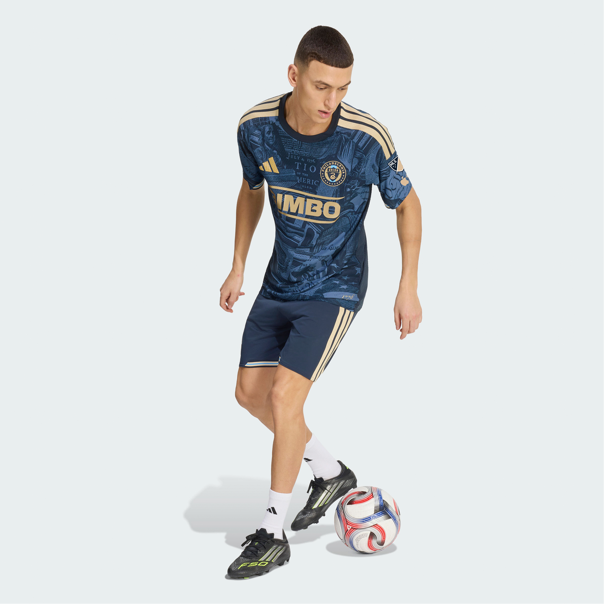 Men's Philadelphia Union Navy 2026 1776 Kit On-Field Authentic Patch Jersey