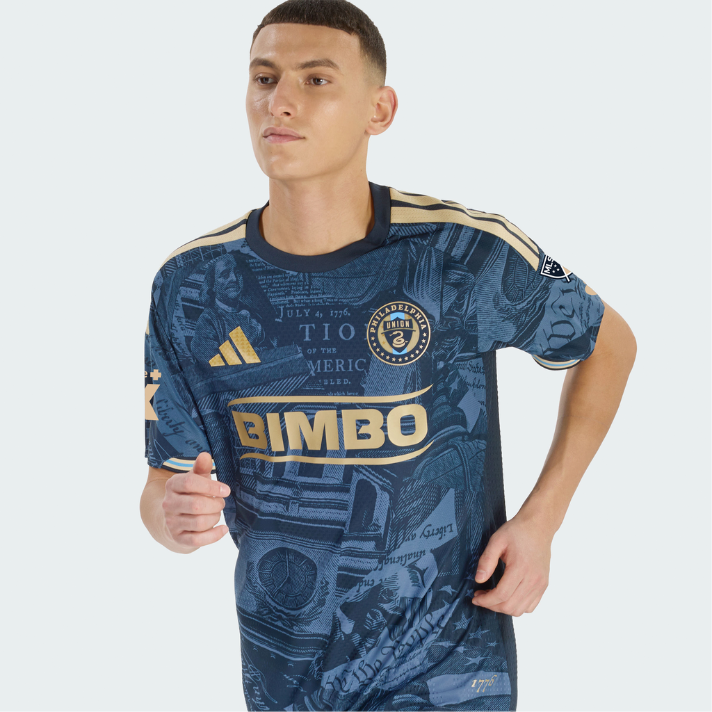 Men's Philadelphia Union Navy 2026 1776 Kit On-Field Authentic Patch Jersey
