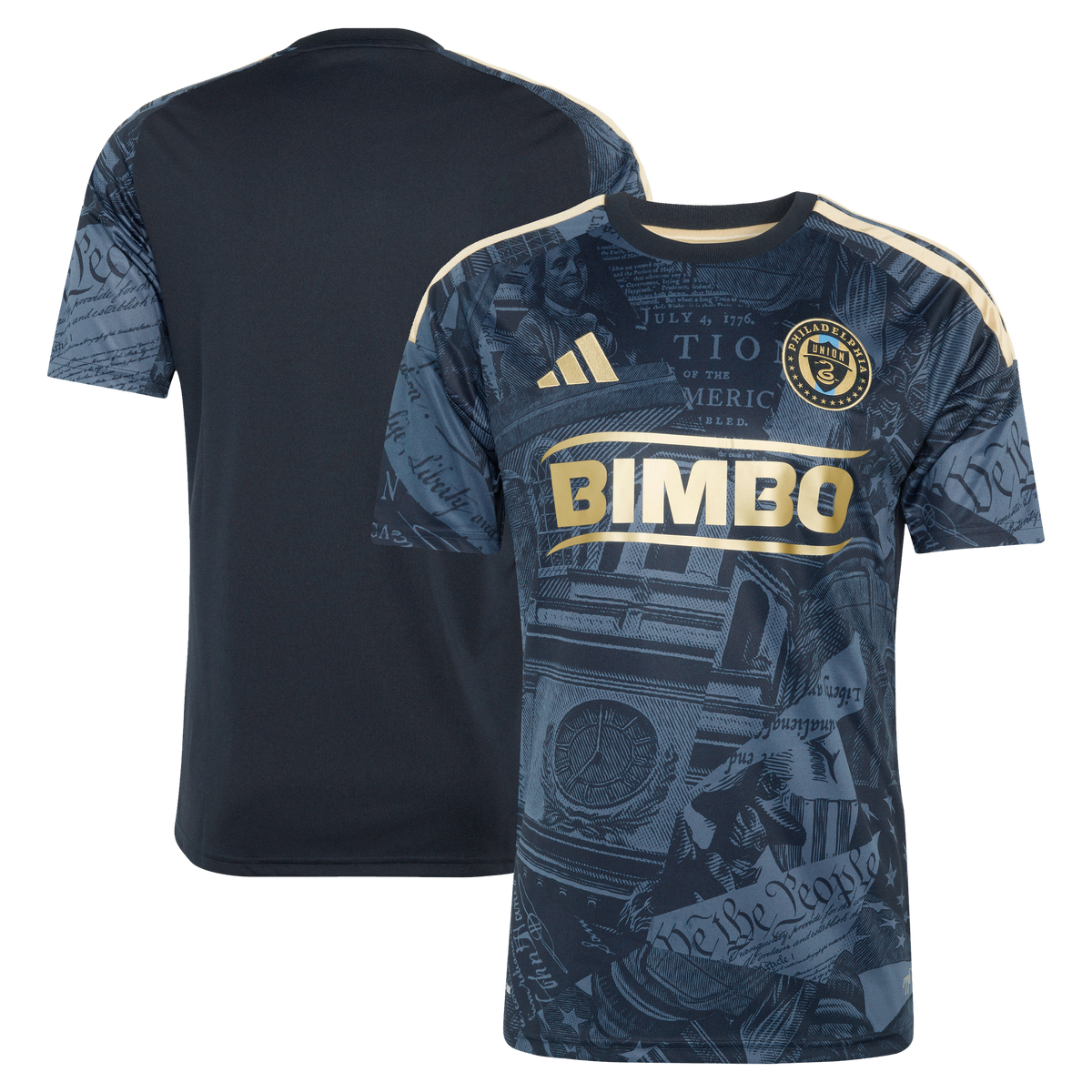 Men's Philadelphia Union Navy 2026 1776 Kit Replica Jersey