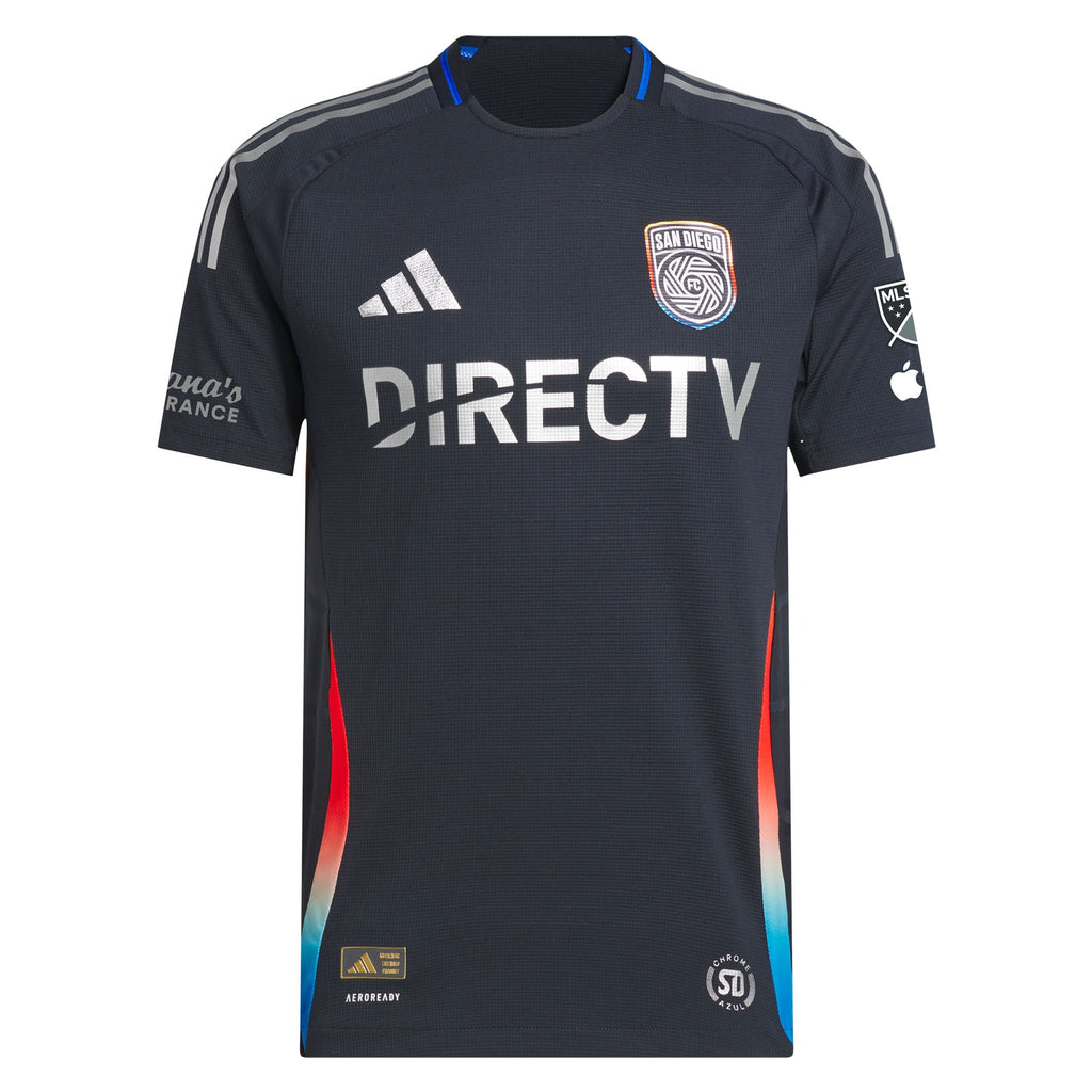 Men's San Diego FC Navy 2025 State Of Flow On-Field Authentic Jersey