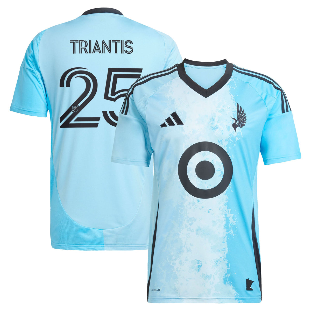 Men's Minnesota United FC Nectarios Triantis Blue 2025 CONVERGENCE Replica Jersey