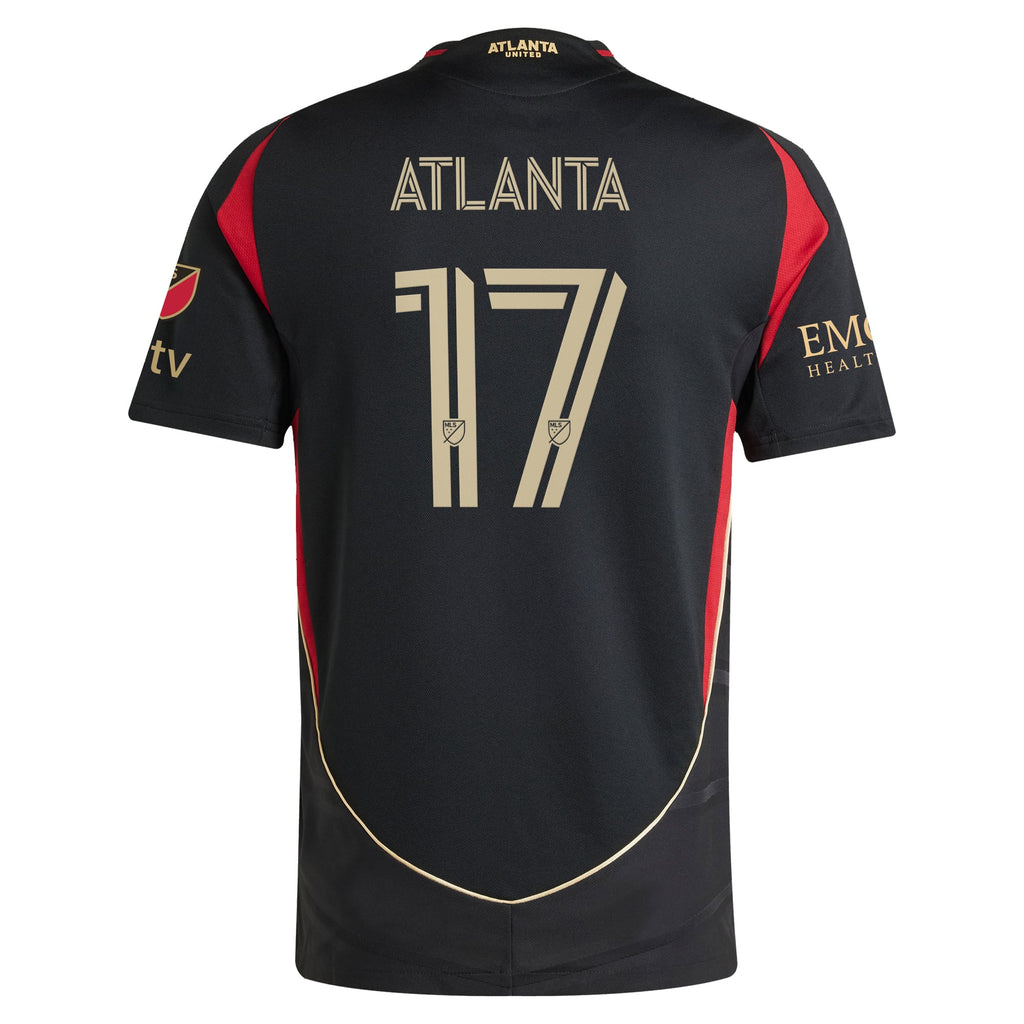 Men's Atlanta United FC #17 Black 2025 The Connector Authentic Jersey