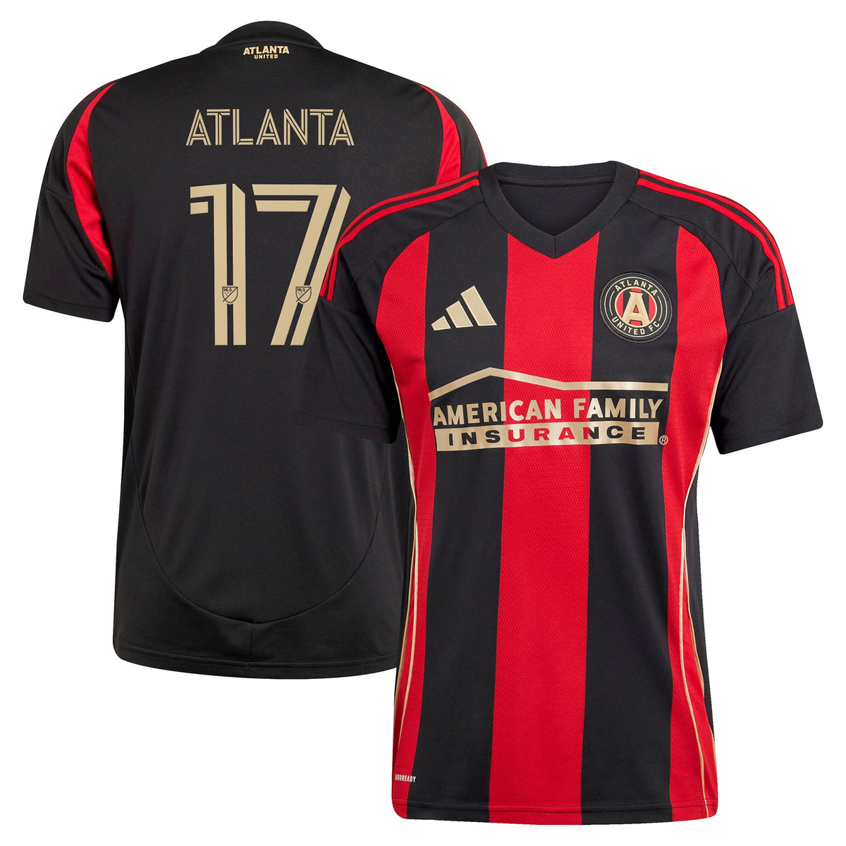 Men's Atlanta United FC #17 Black 2025 The Connector Replica Player Jersey
