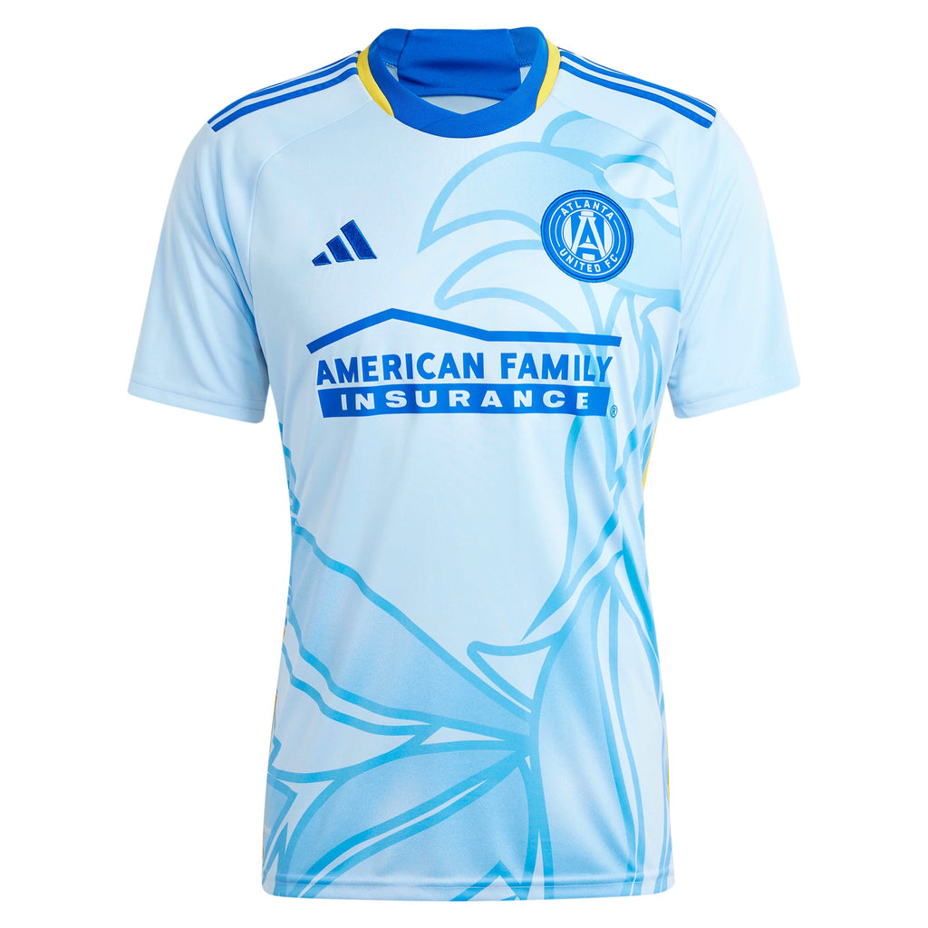 Men's Atlanta United FC #17 Light Blue 2024 The Resurgens Kit Replica Player Jersey