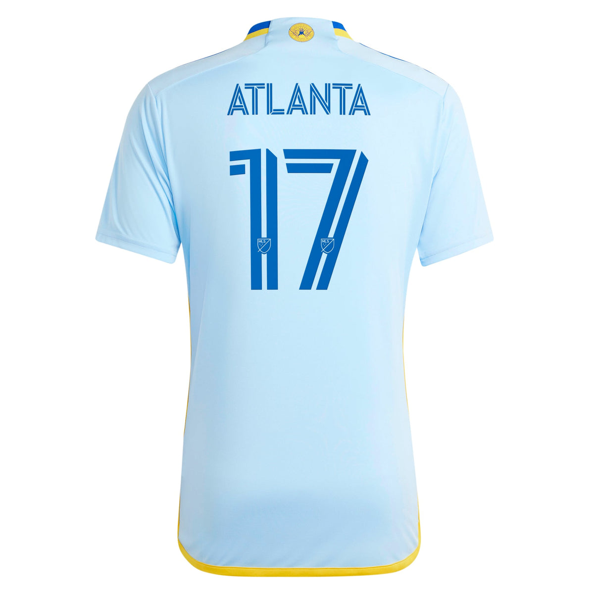 Men's Atlanta United FC #17 Light Blue 2024 The Resurgens Kit Replica Player Jersey
