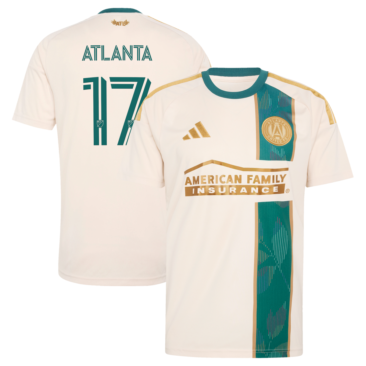 Men's Atlanta United FC #17 Tan 2026 Spirit of '96 Replica Jersey