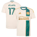 Men's Atlanta United FC #17 Tan 2026 Spirit of '96 Replica Jersey