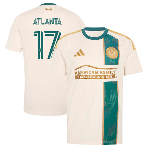 Men's Atlanta United FC #17 Tan 2026 Spirit of '96 Replica Jersey