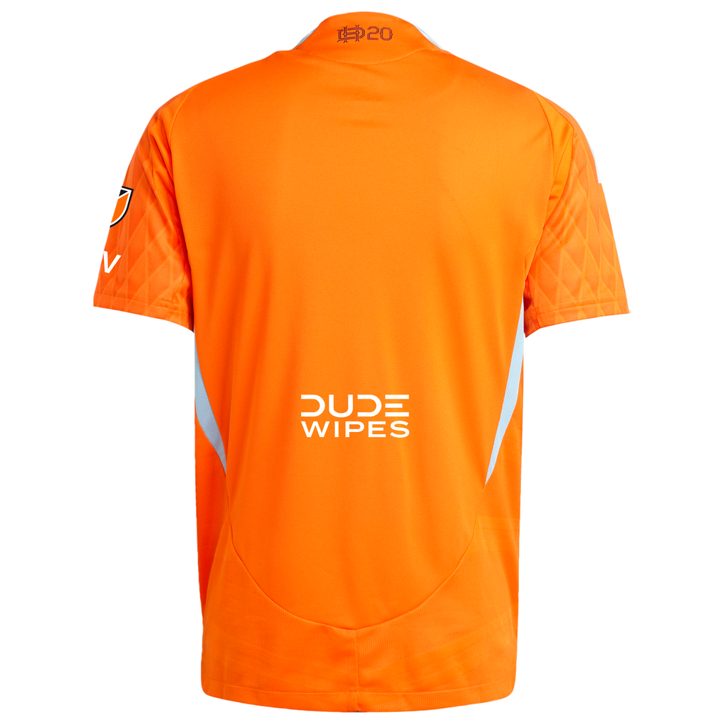 Men's Houston Dynamo FC Orange 2025 Season 20 On-Field Authentic Jersey