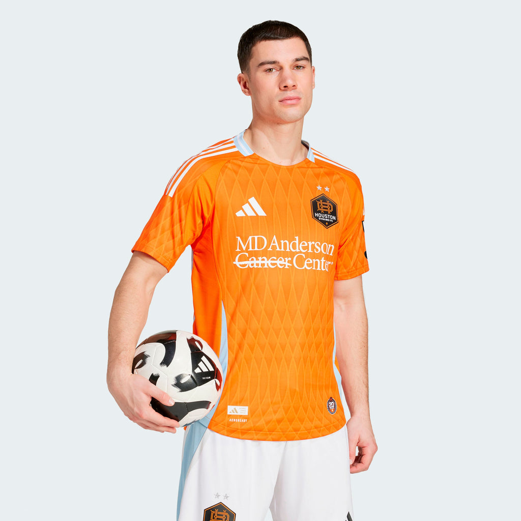 Men's Houston Dynamo FC Orange 2025 Season 20 On-Field Authentic Jersey