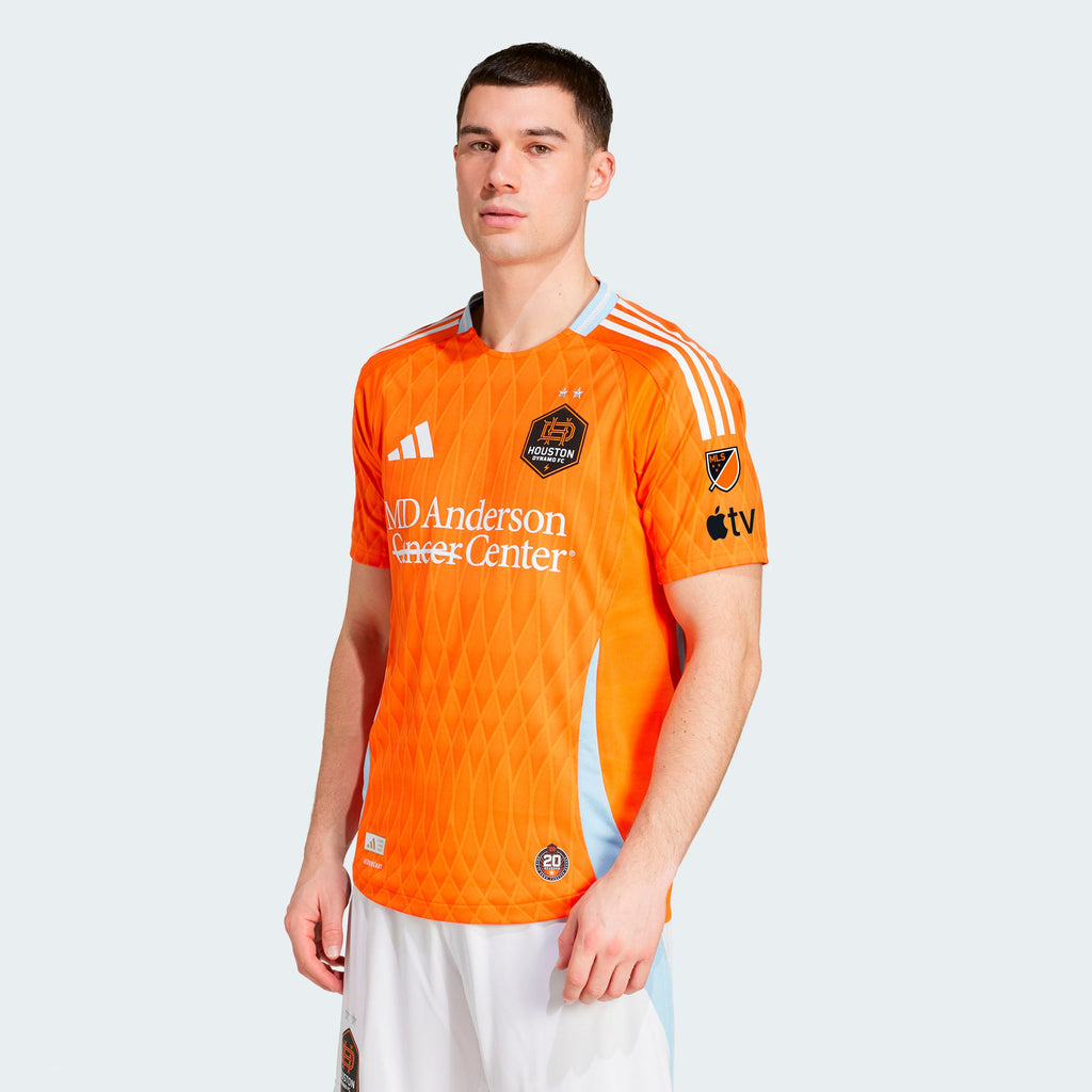 Men's Houston Dynamo FC Orange 2025 Season 20 On-Field Authentic Jersey