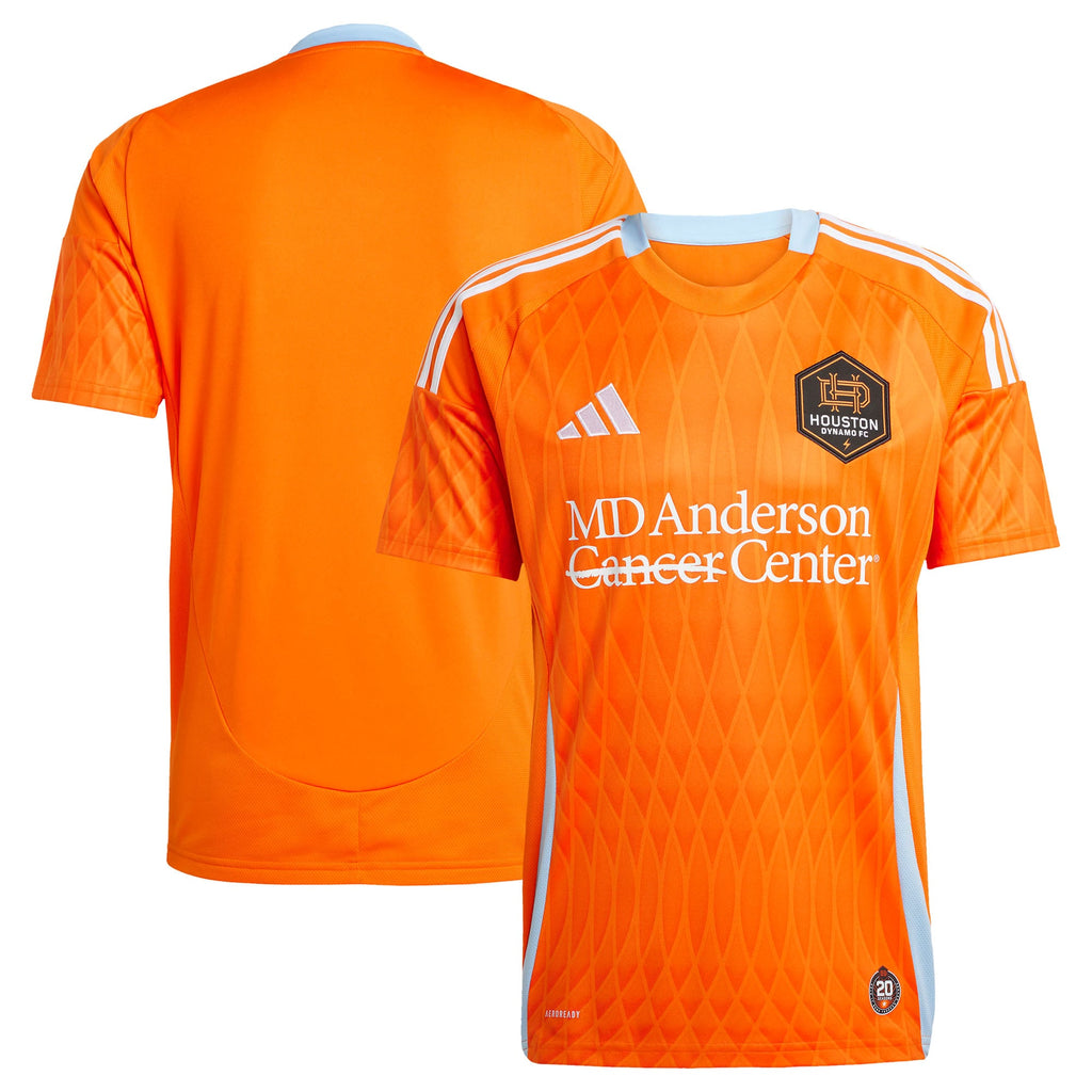 Men's Houston Dynamo FC Orange 2025 Season 20 Replica Jersey